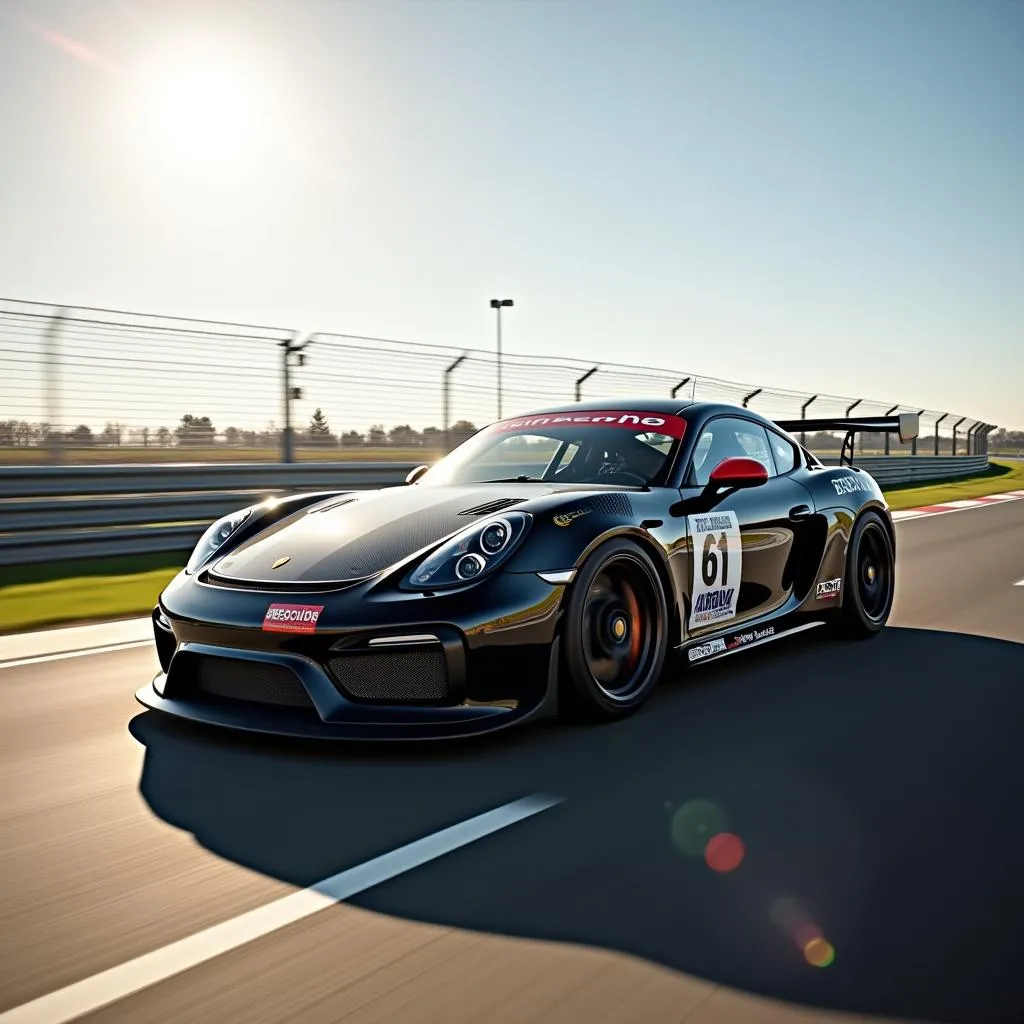 Porsche Cayman GT4 Clubsport on Track