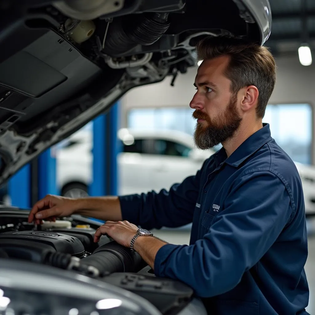 Certified pre-owned car inspection