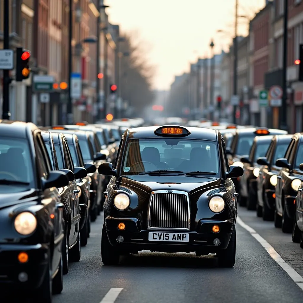 Taxi rank in Charlton