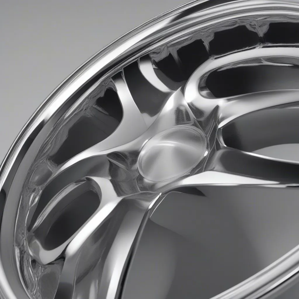 Chrome rim detail