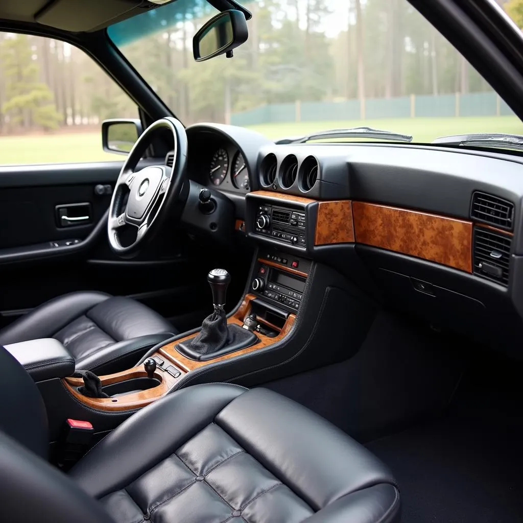 Classic BMW Interior Wood Trim