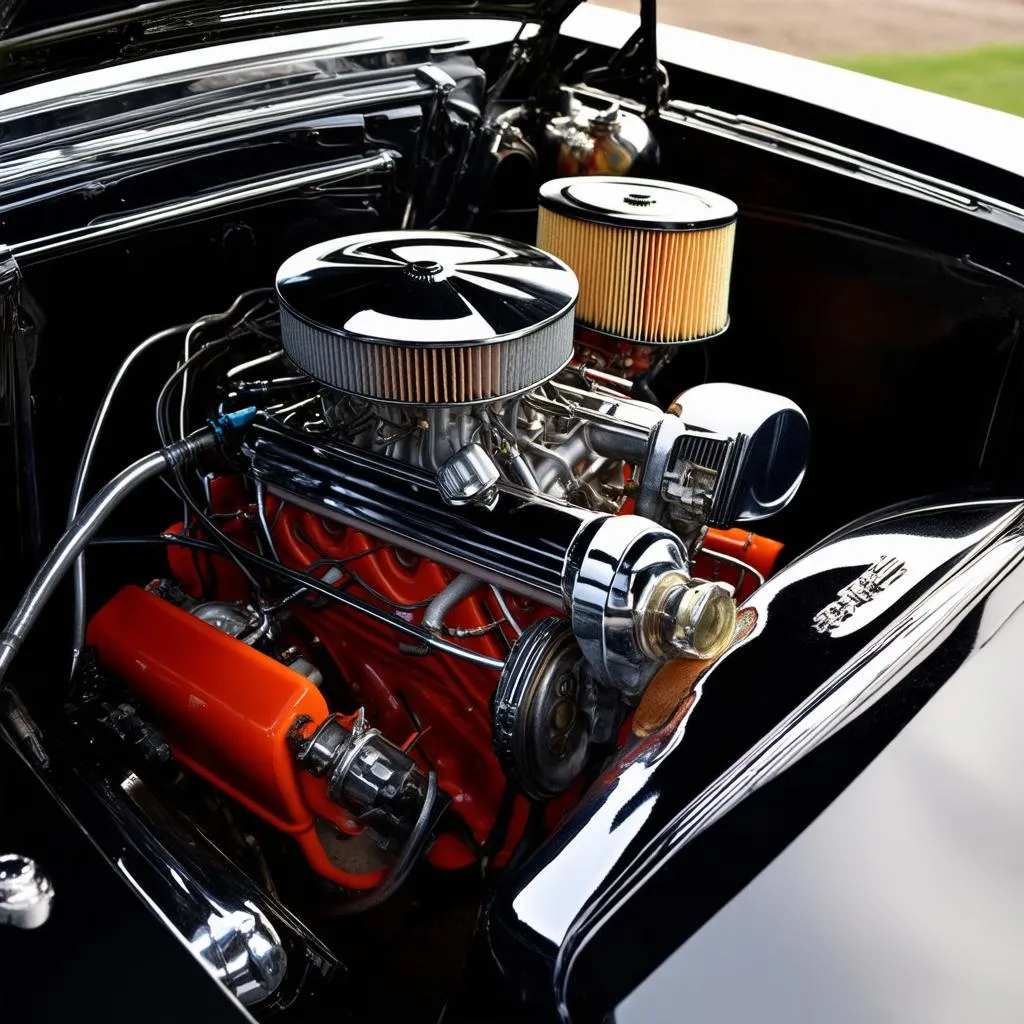 classic car engine