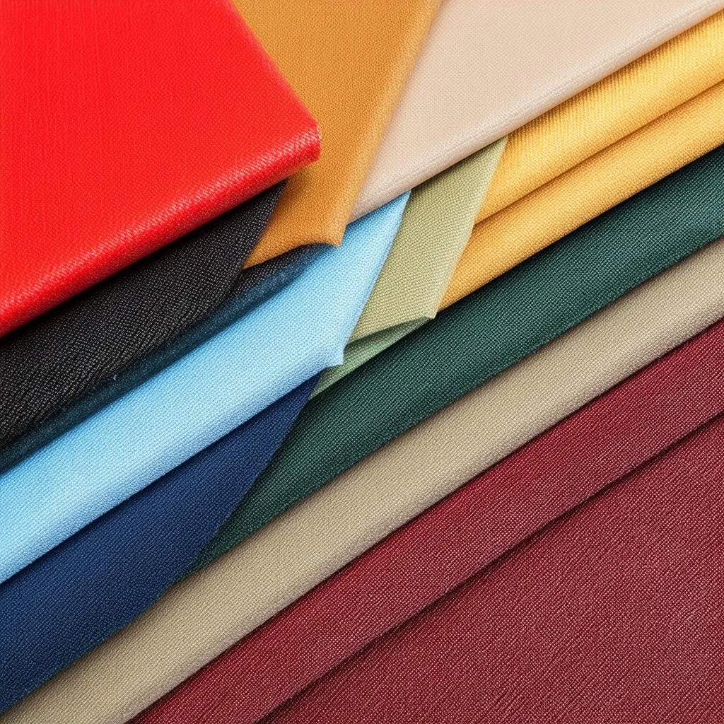 Classic car fabric samples