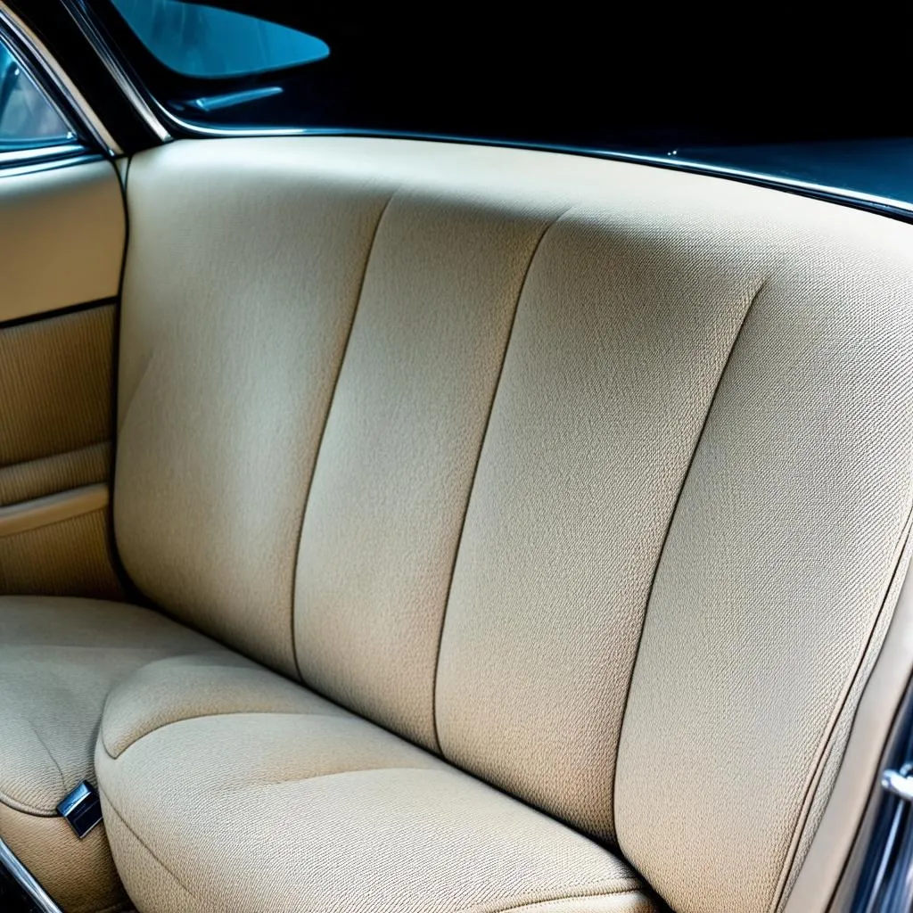 Classic car interior fabric