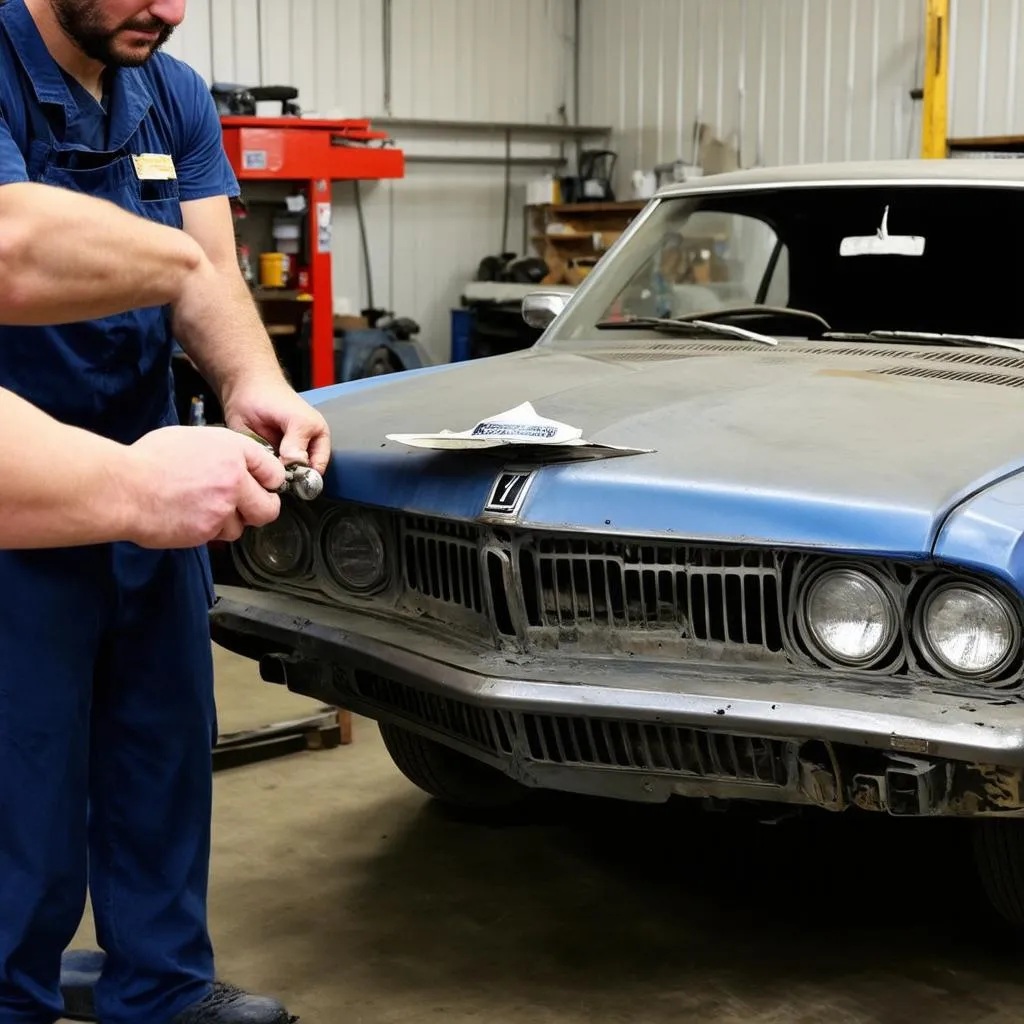 Classic Car Restoration: Replacing Emblems