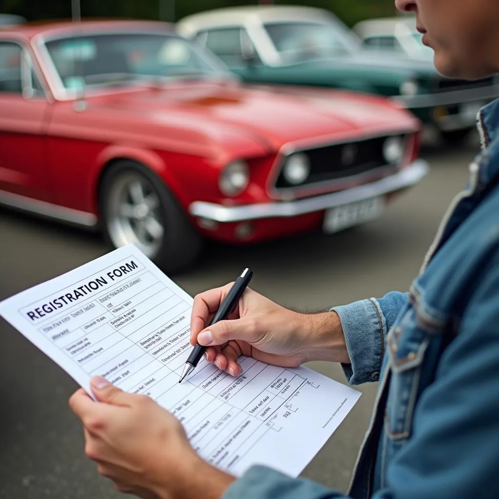 Classic Car Show Registration