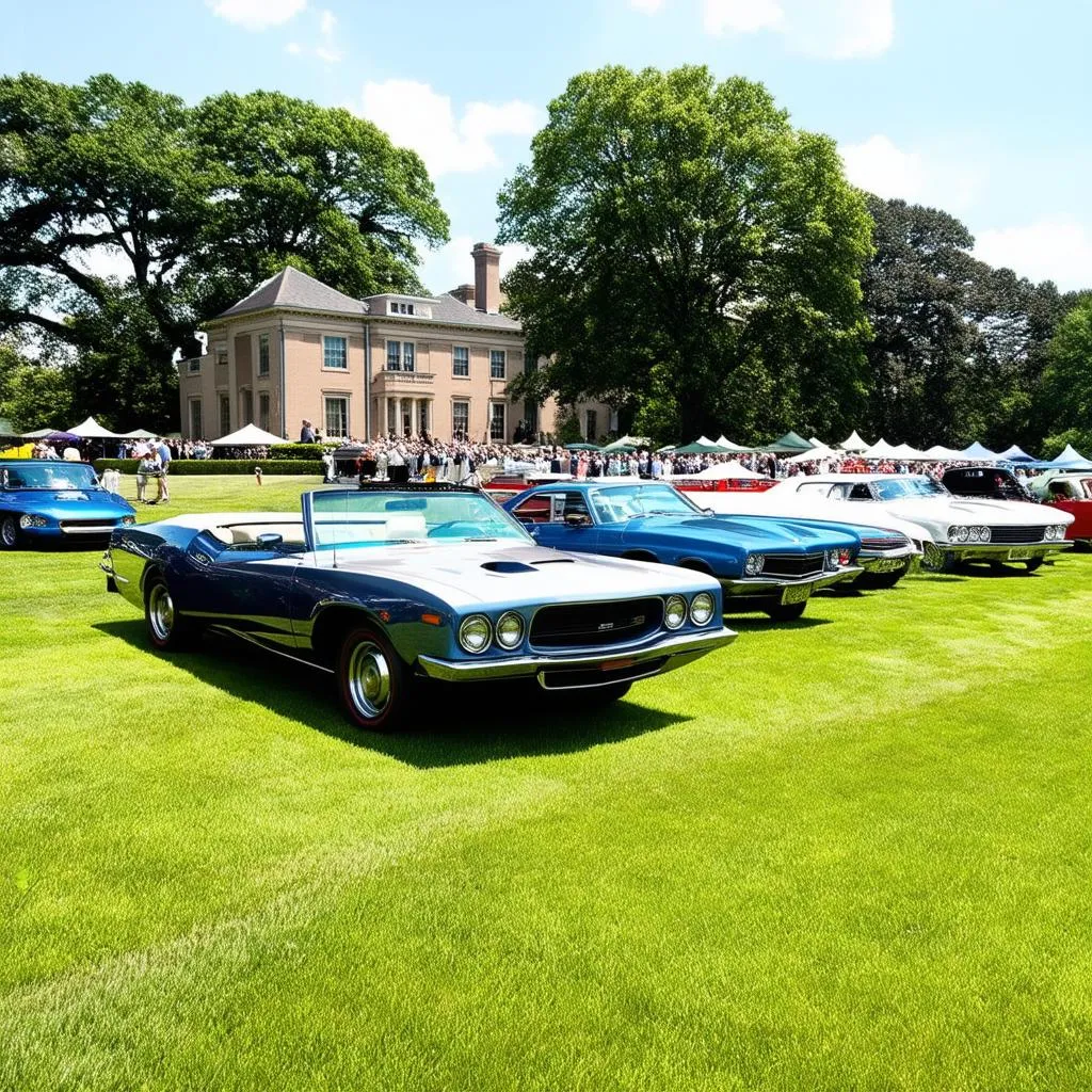 Classic Cars on Display