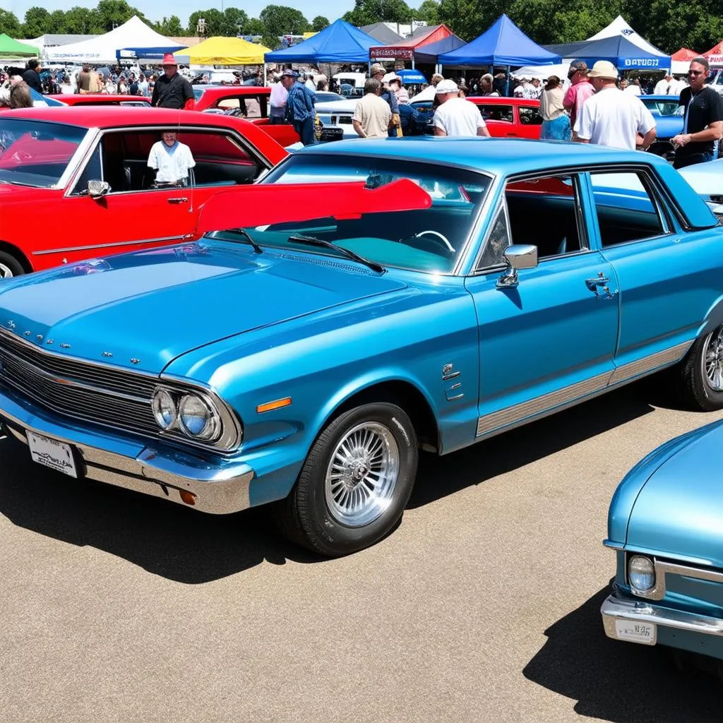 Classic Cars on Display