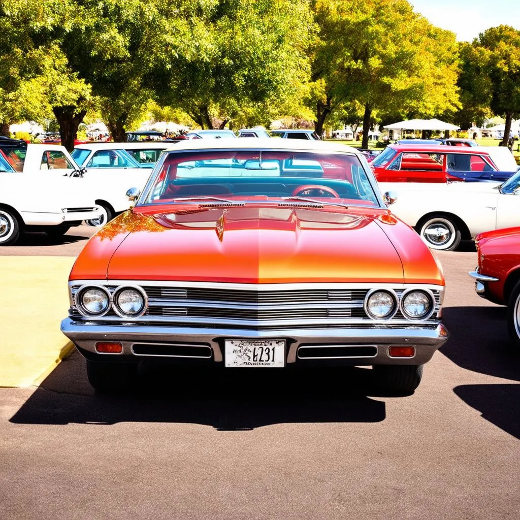 Classic Cars on Display