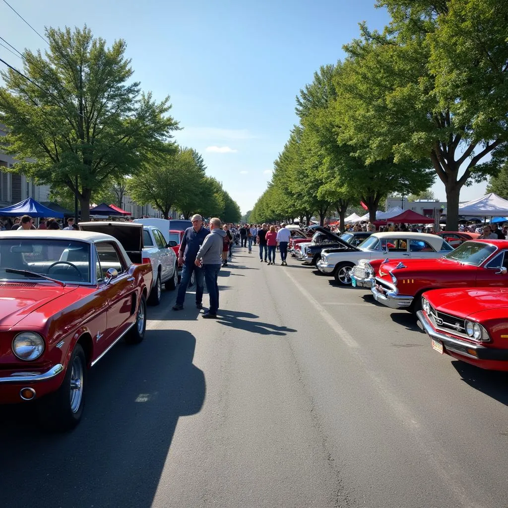 Classic Cars on Display at Salem NH Car Show