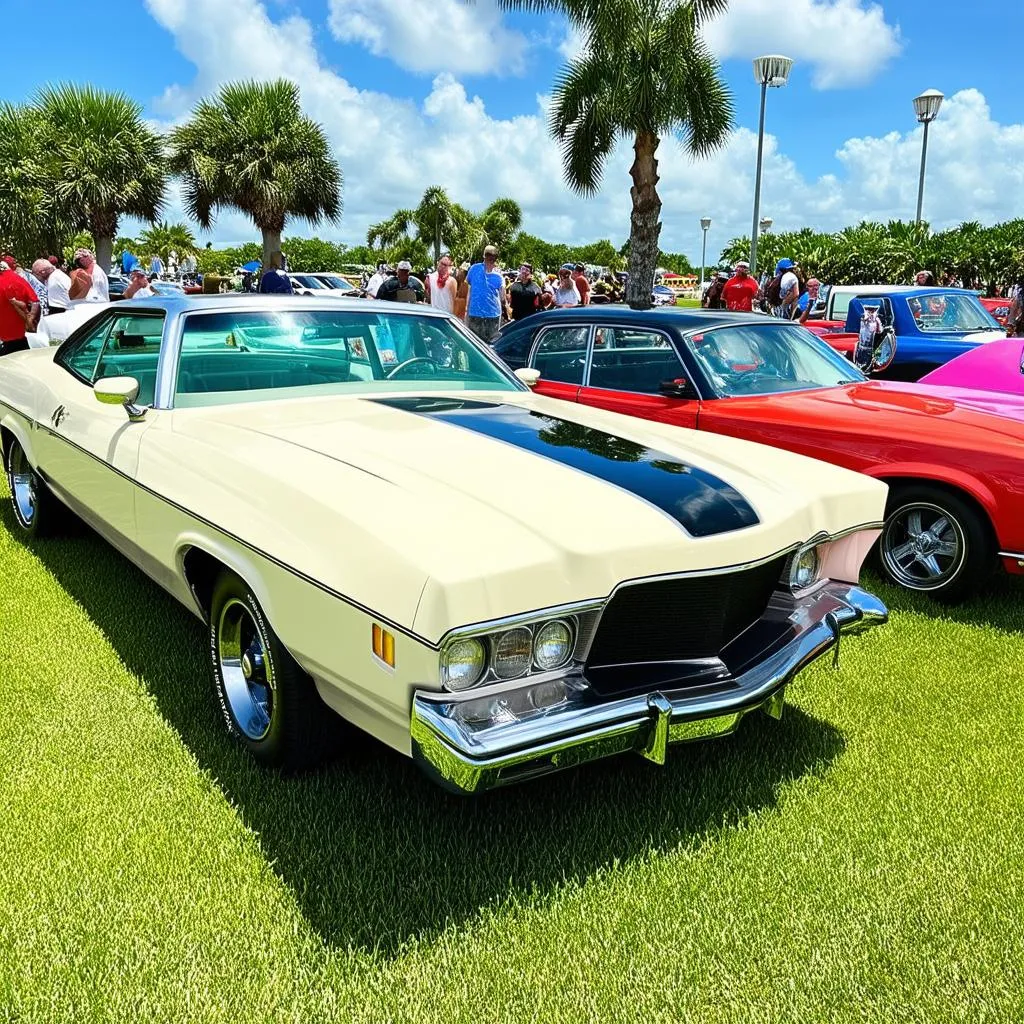 Classic Cars on Display in Marco Island