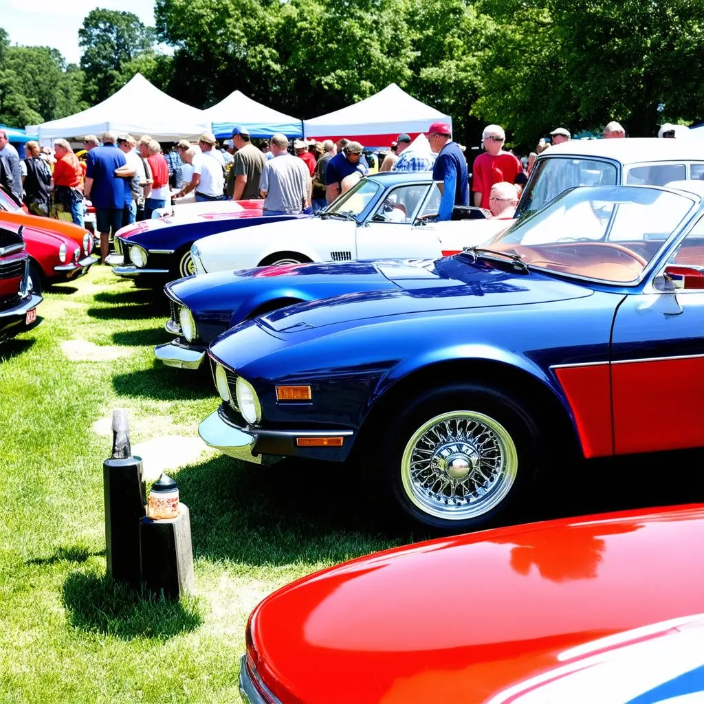 Classic Cars at Wild Rose Car Show