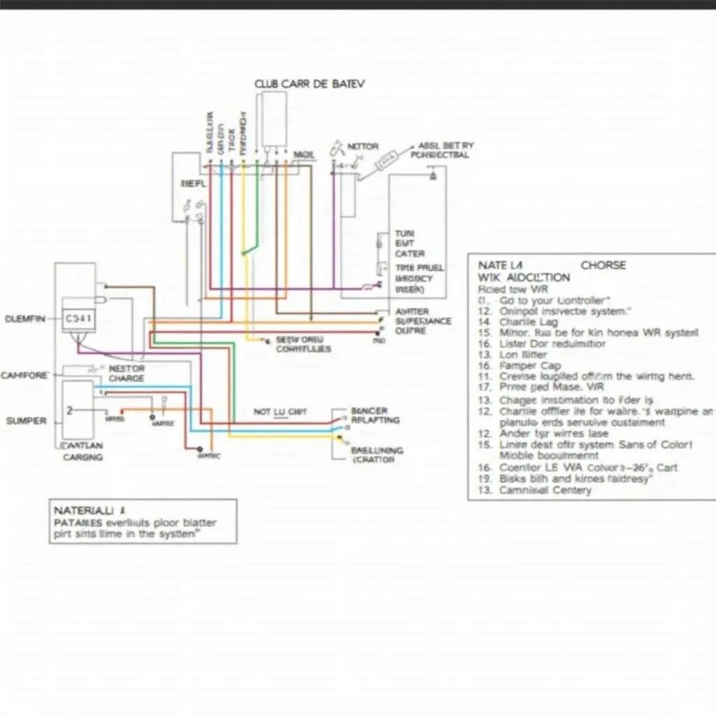 Club Car DS 48 Volt Wiring Diagram Example