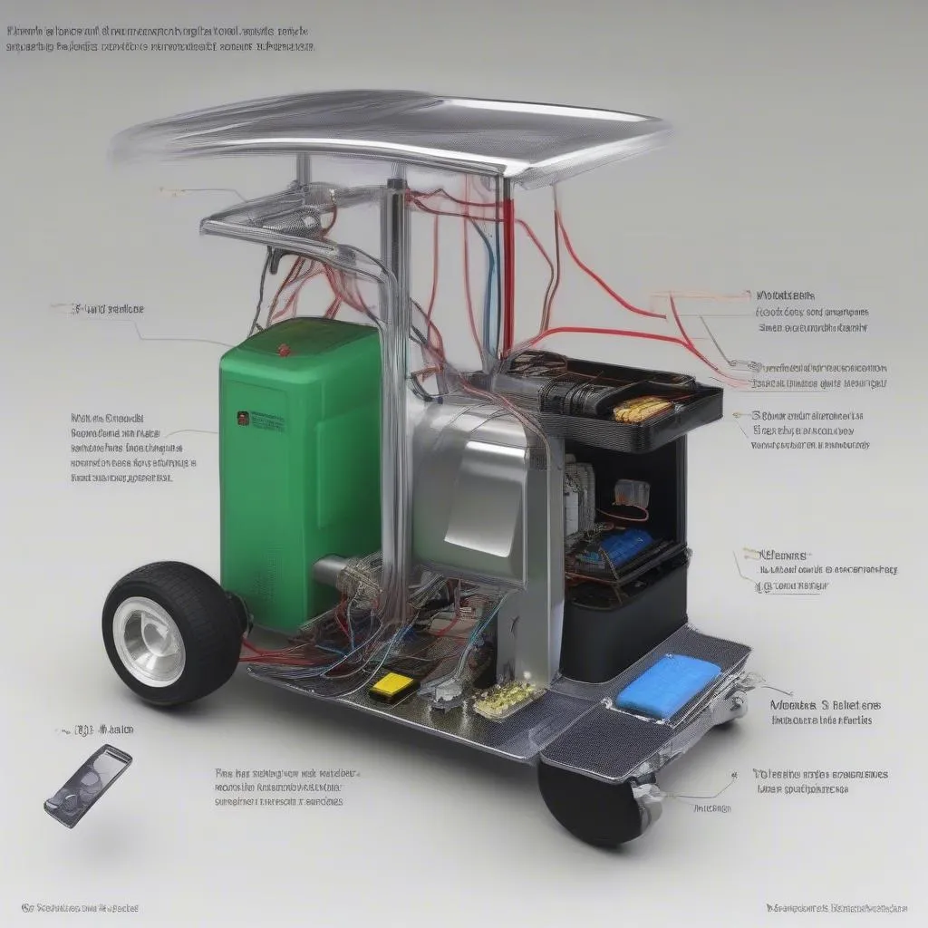 Club Car Precedent Wiring Diagram: Power Flow