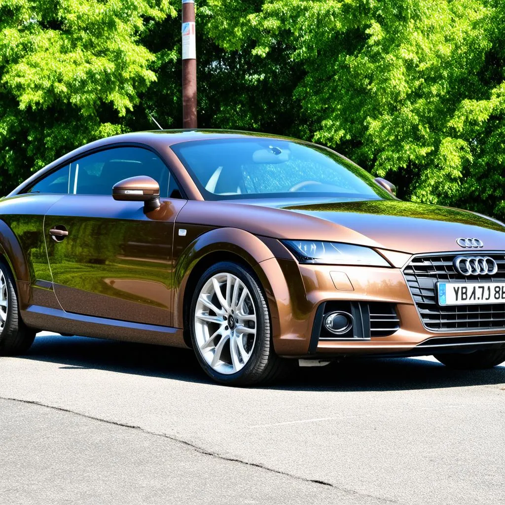 Dark Bronze Audi TT