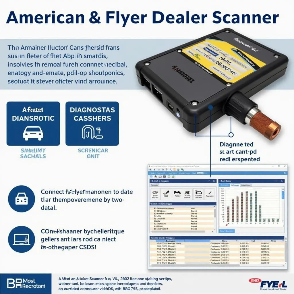 American Flyer Passenger Car Diagnostic Scanner