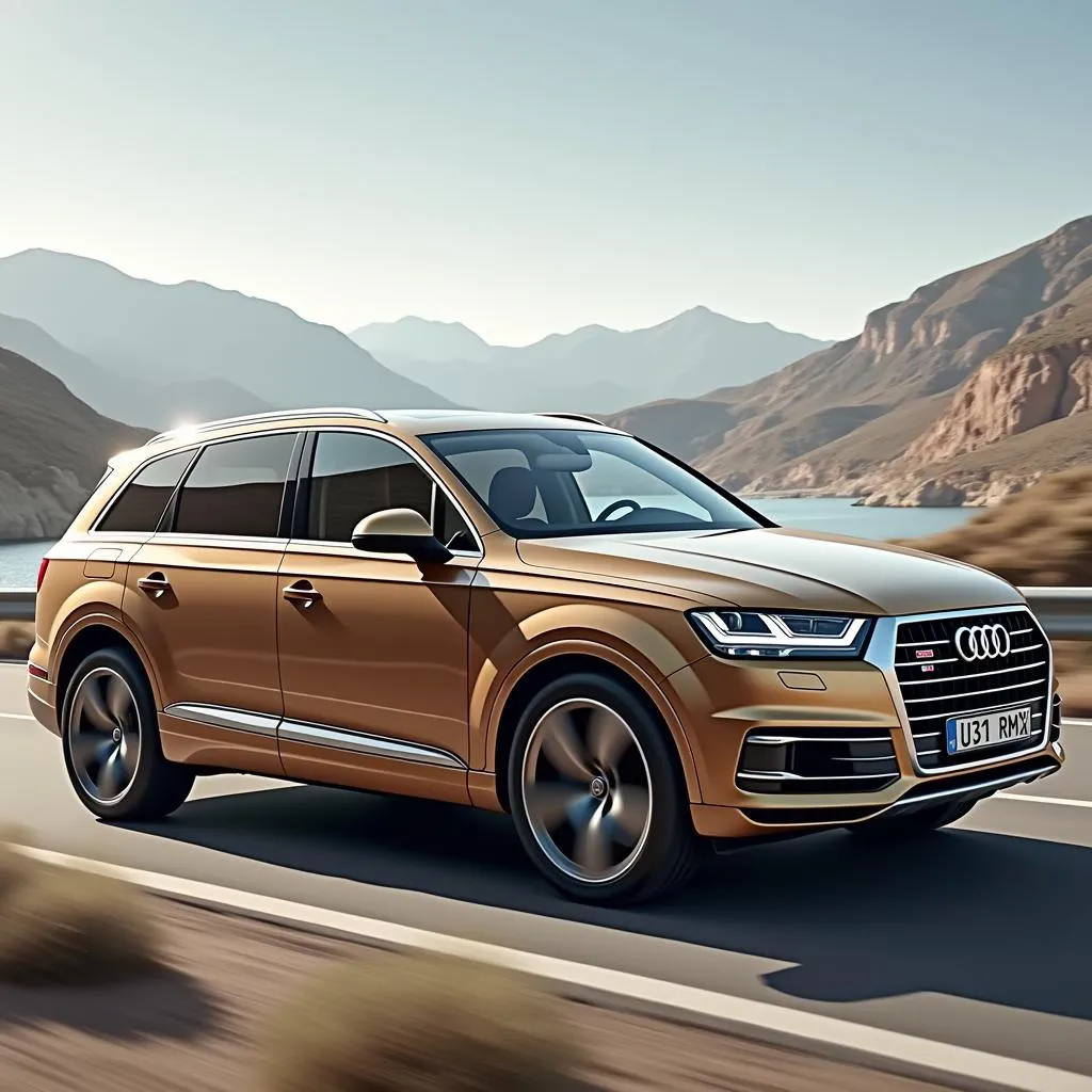 Audi Q7 in Desert Tan Color