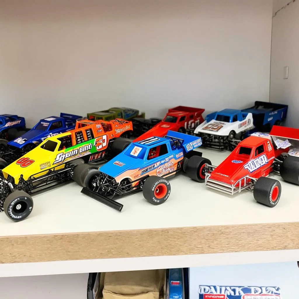 Diecast sprint car collection