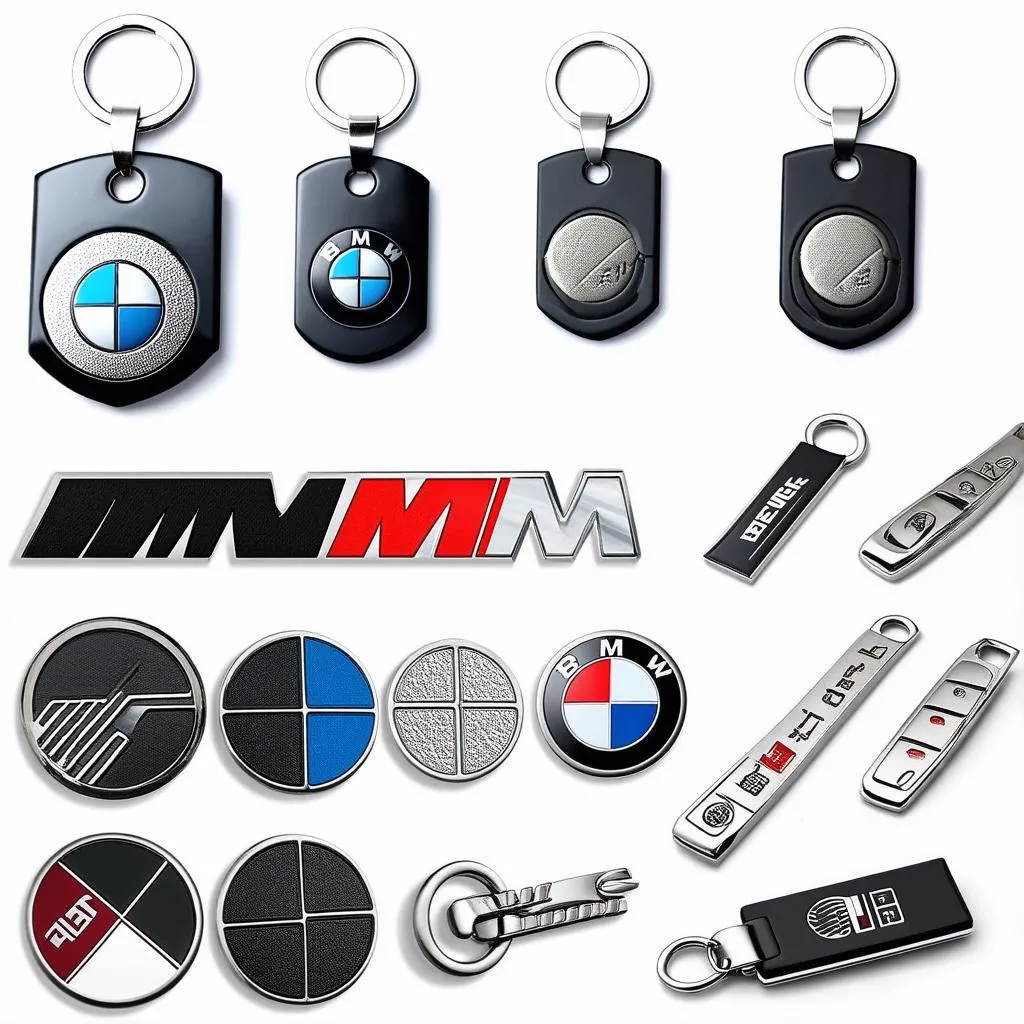 Various BMW M keychains