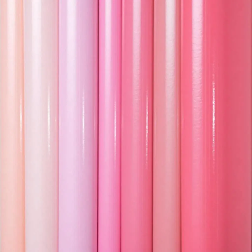  Different Shades and Finishes of Pink Vinyl Wrap Samples