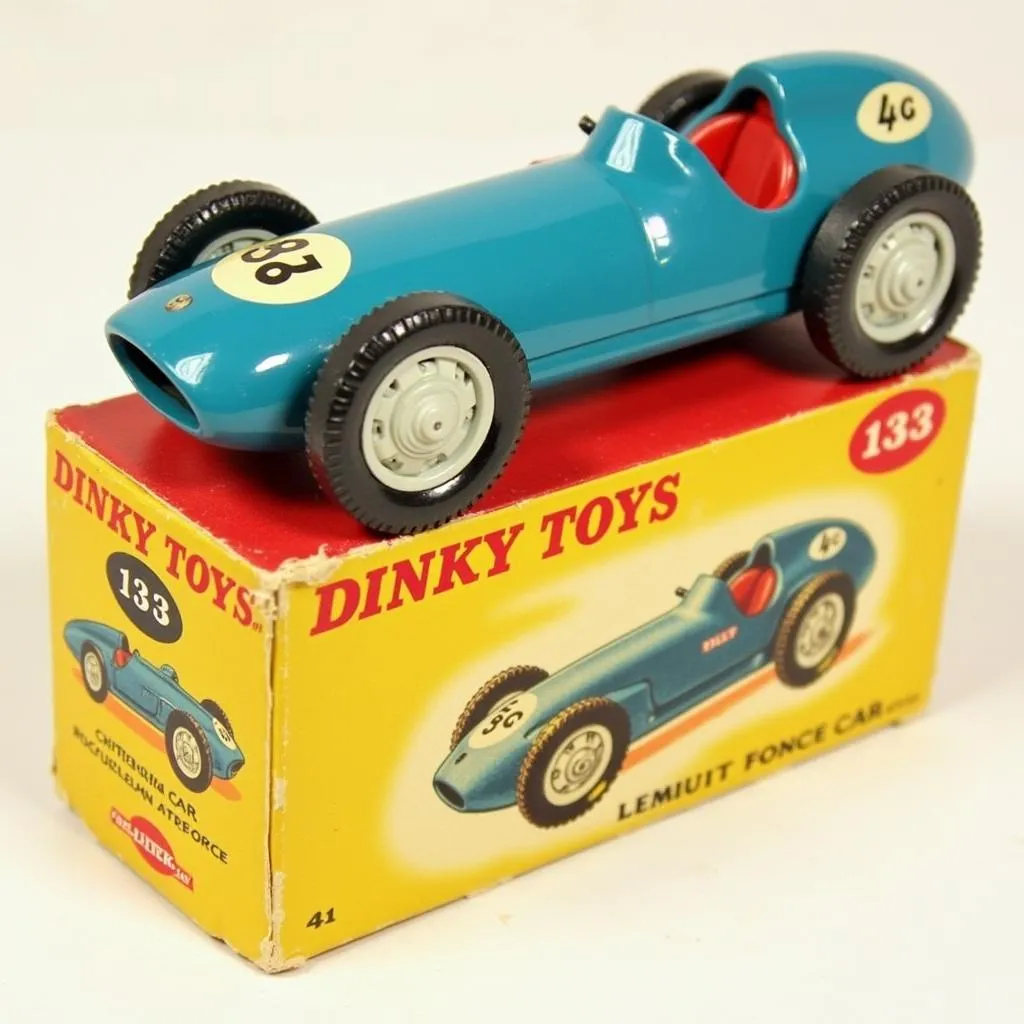 Original Box of Dinky No. 133 Cunningham Race Car