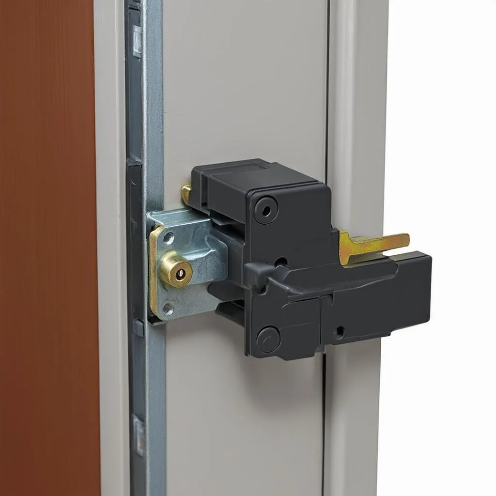 A car door lock actuator