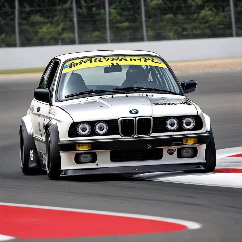 BMW E30 M4 racing