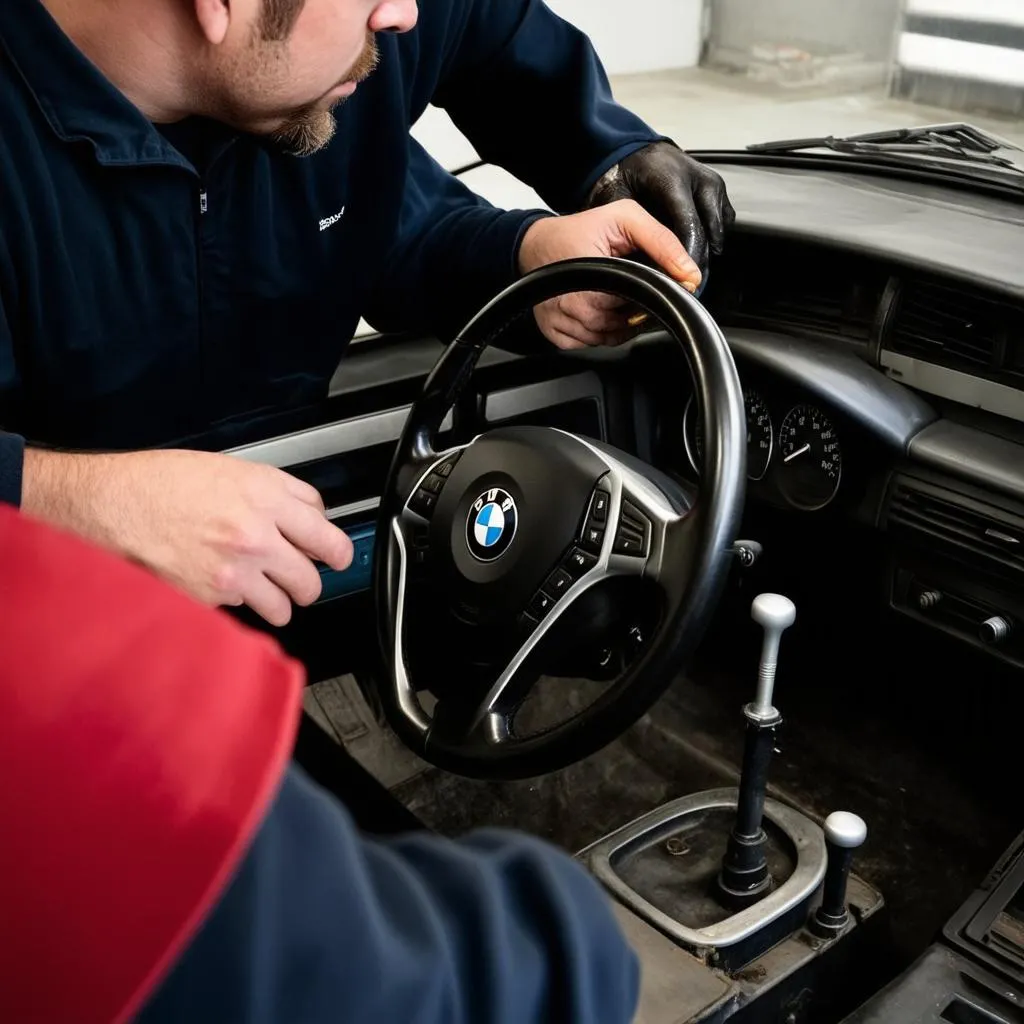 E36 BMW Steering Wheel Repair