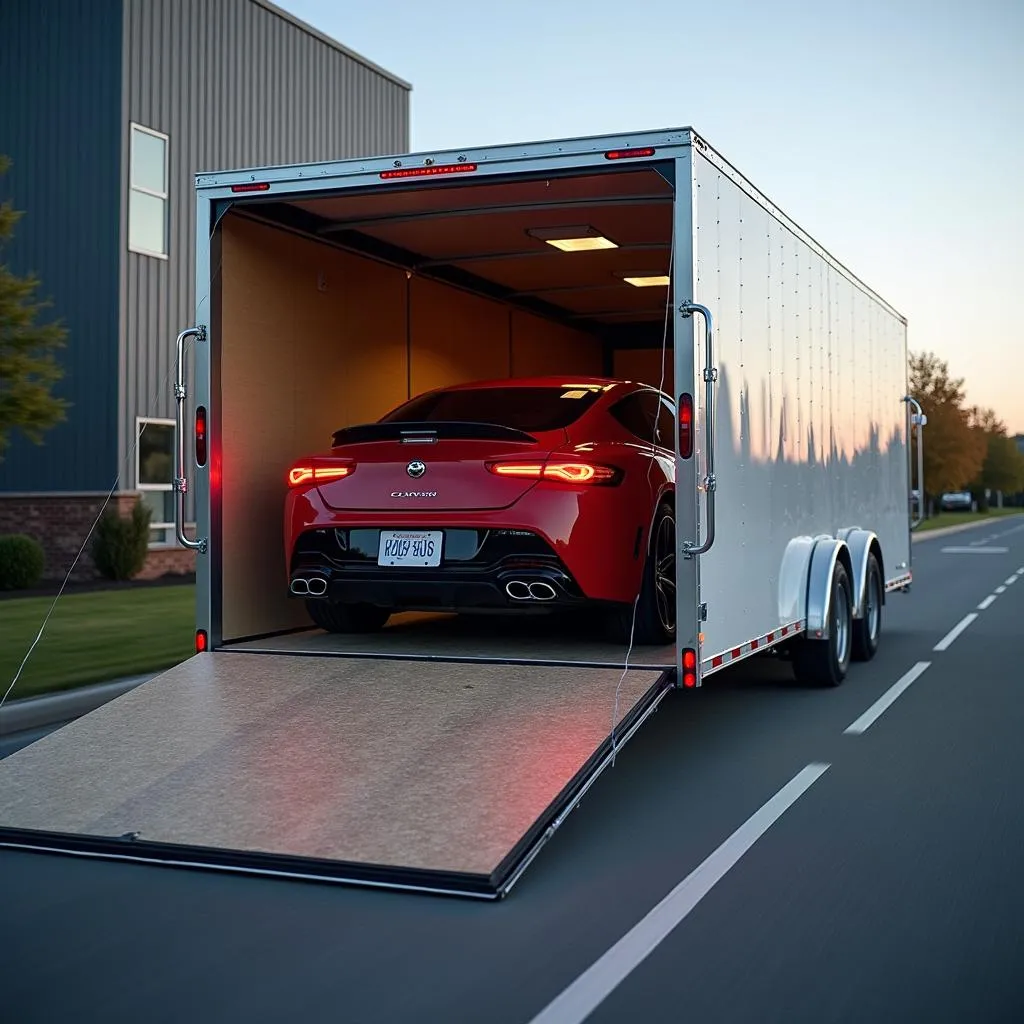 Enclosed Car Transport for Added Protection