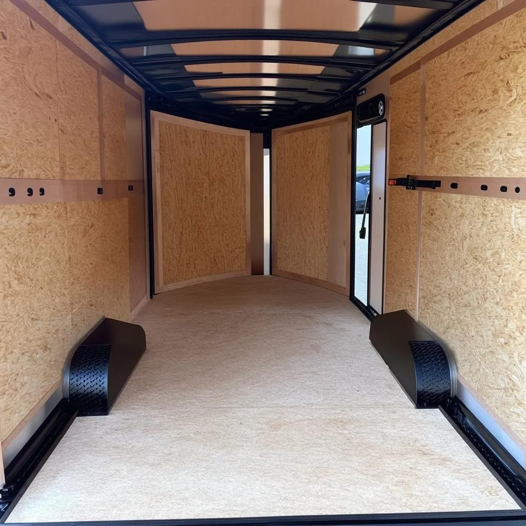 Enclosed Trailer Interior