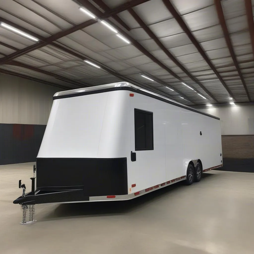 Enclosed car trailer