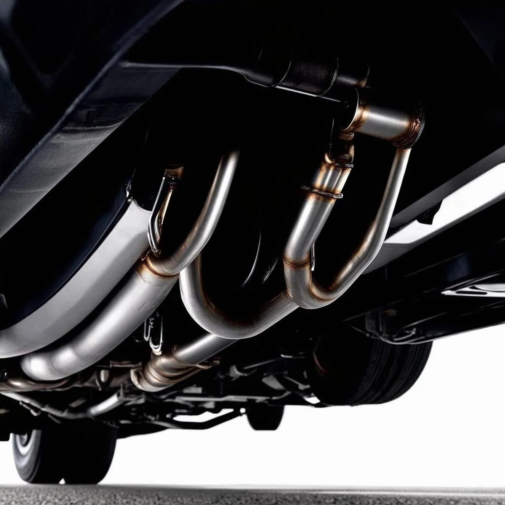 BMW E92 335i exhaust system