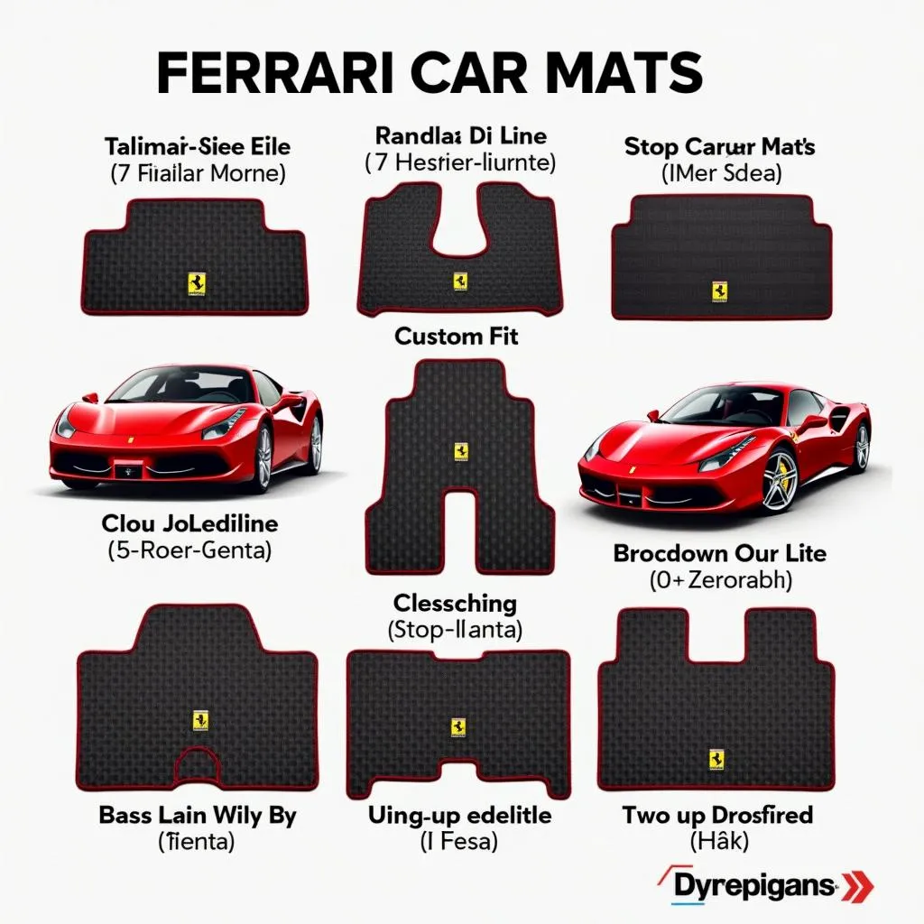 Types of Ferrari Car Mats