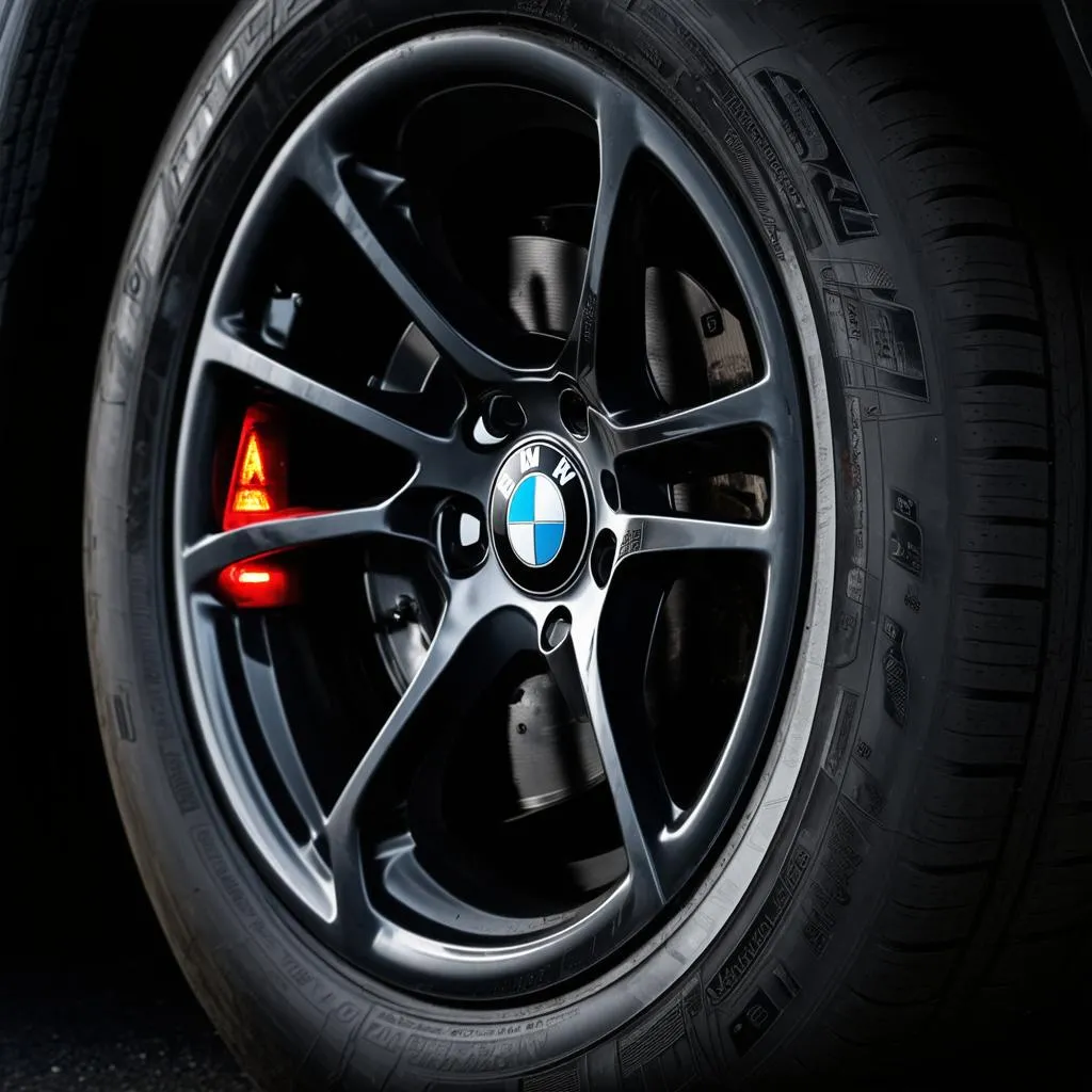 flat tire bmw