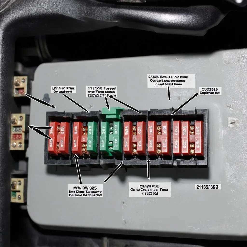 2011 BMW 335i Fuse Box Diagram