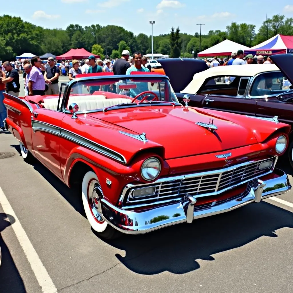 Classic Ford at a Grand Rapids Car Show