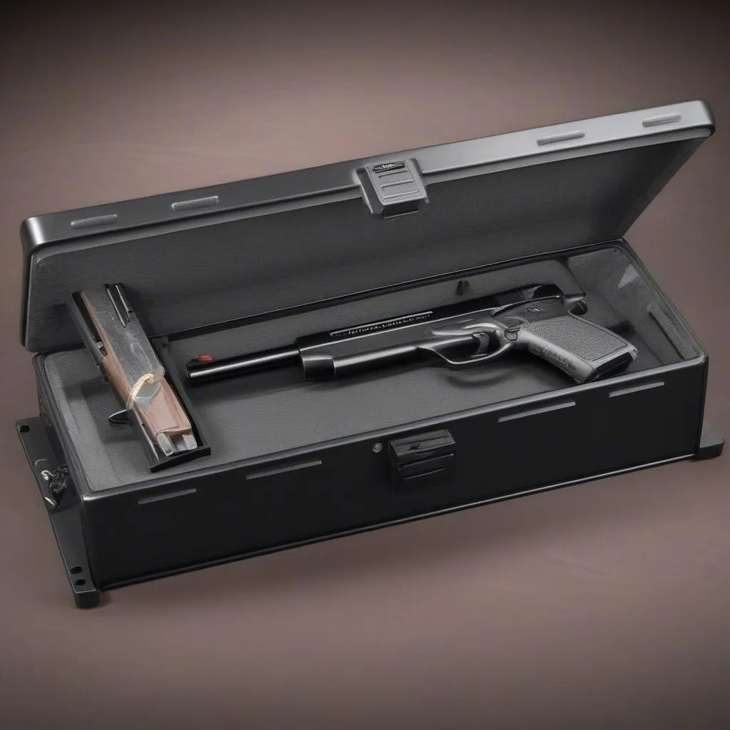 A gun safe for cars