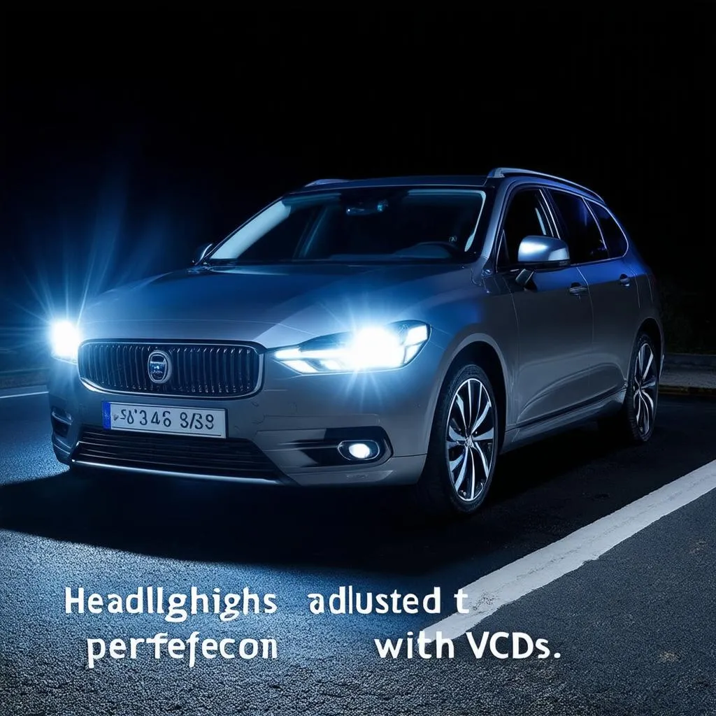 Car Headlights Adjusted with VCDS