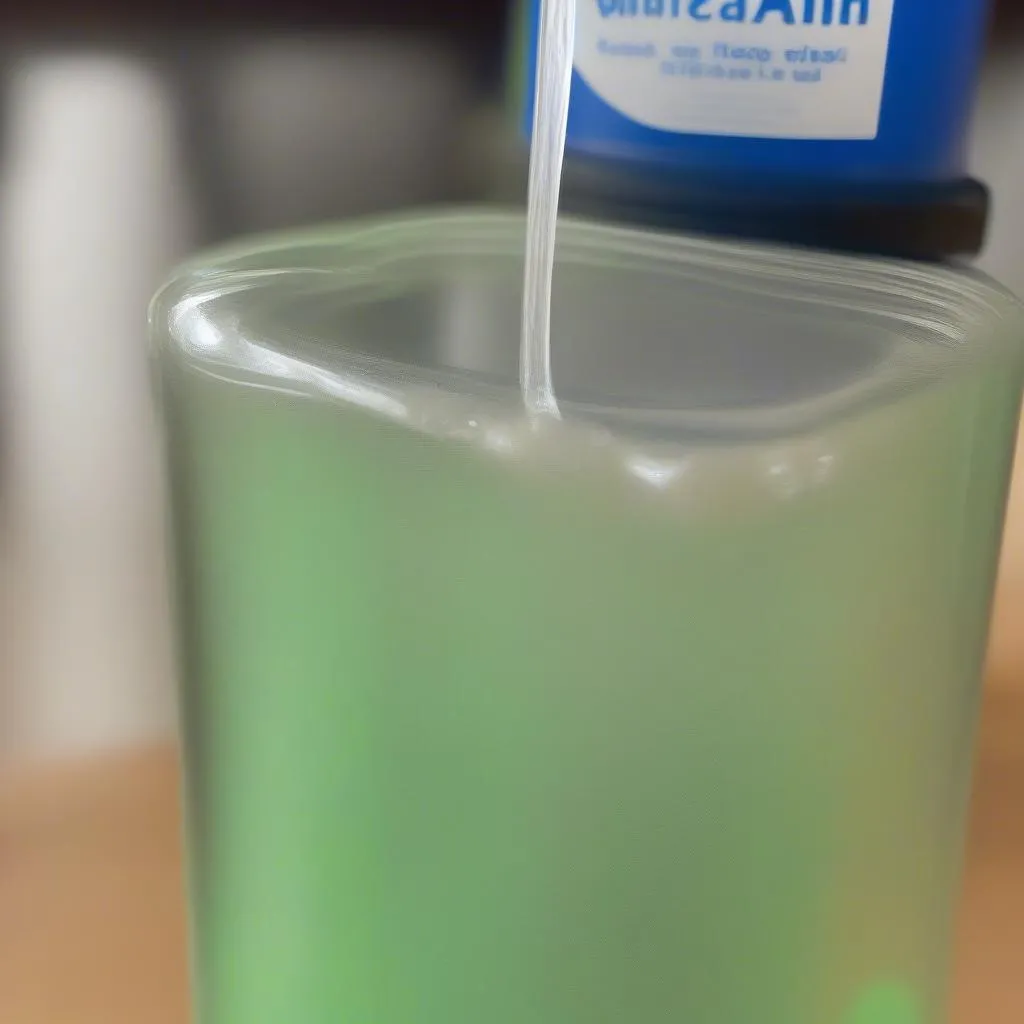 Homemade window washer fluid