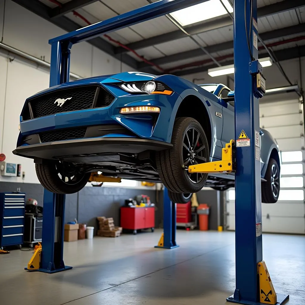 Hydraulic Car Scissor Lift in Action