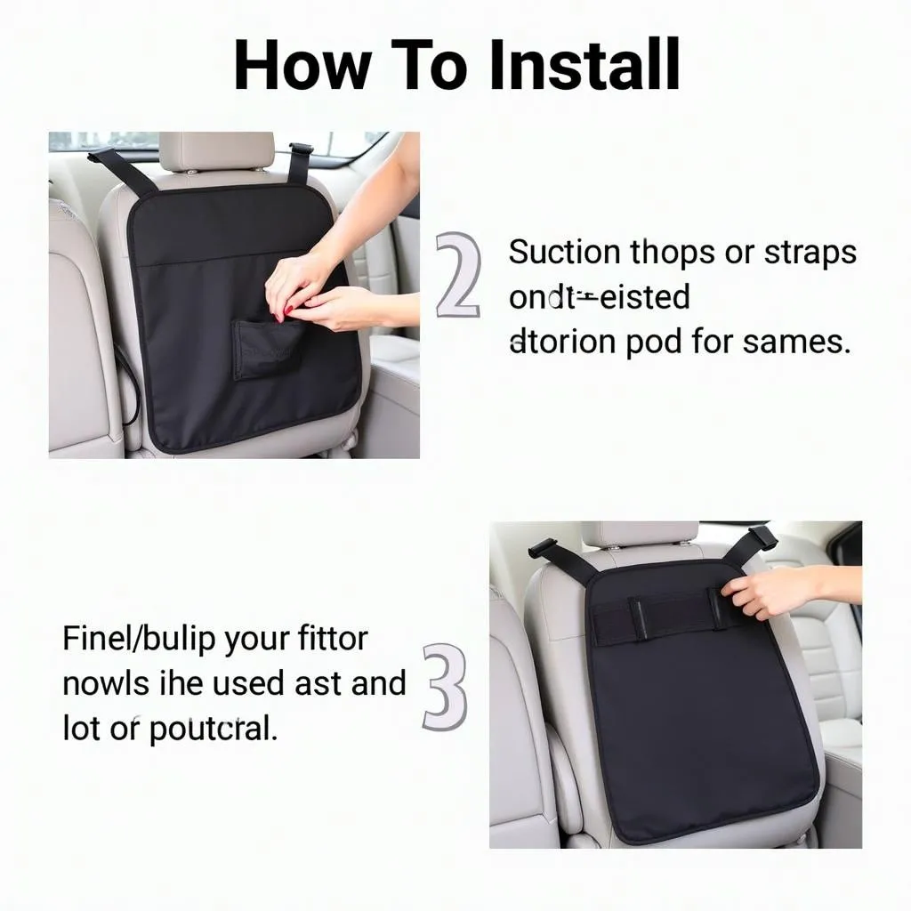 Installing car seat blackout cover