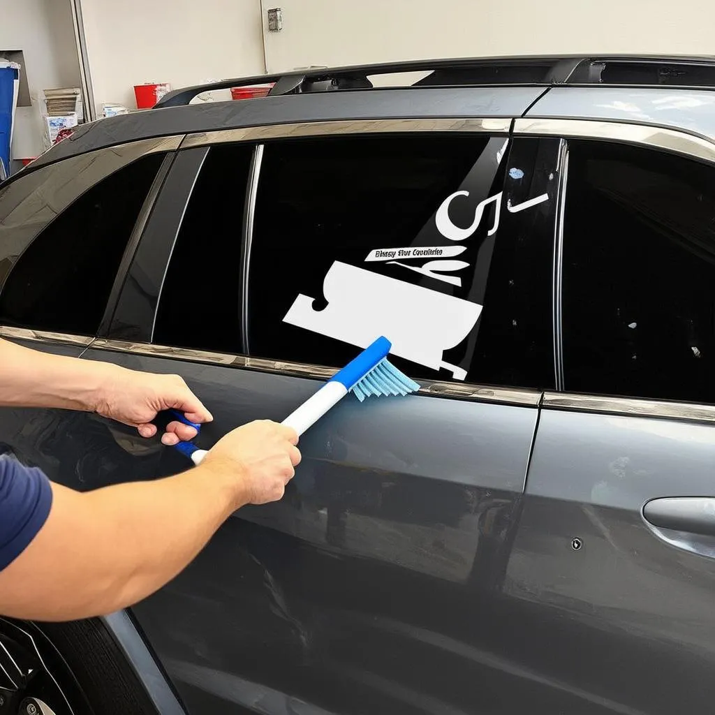 car decal installation