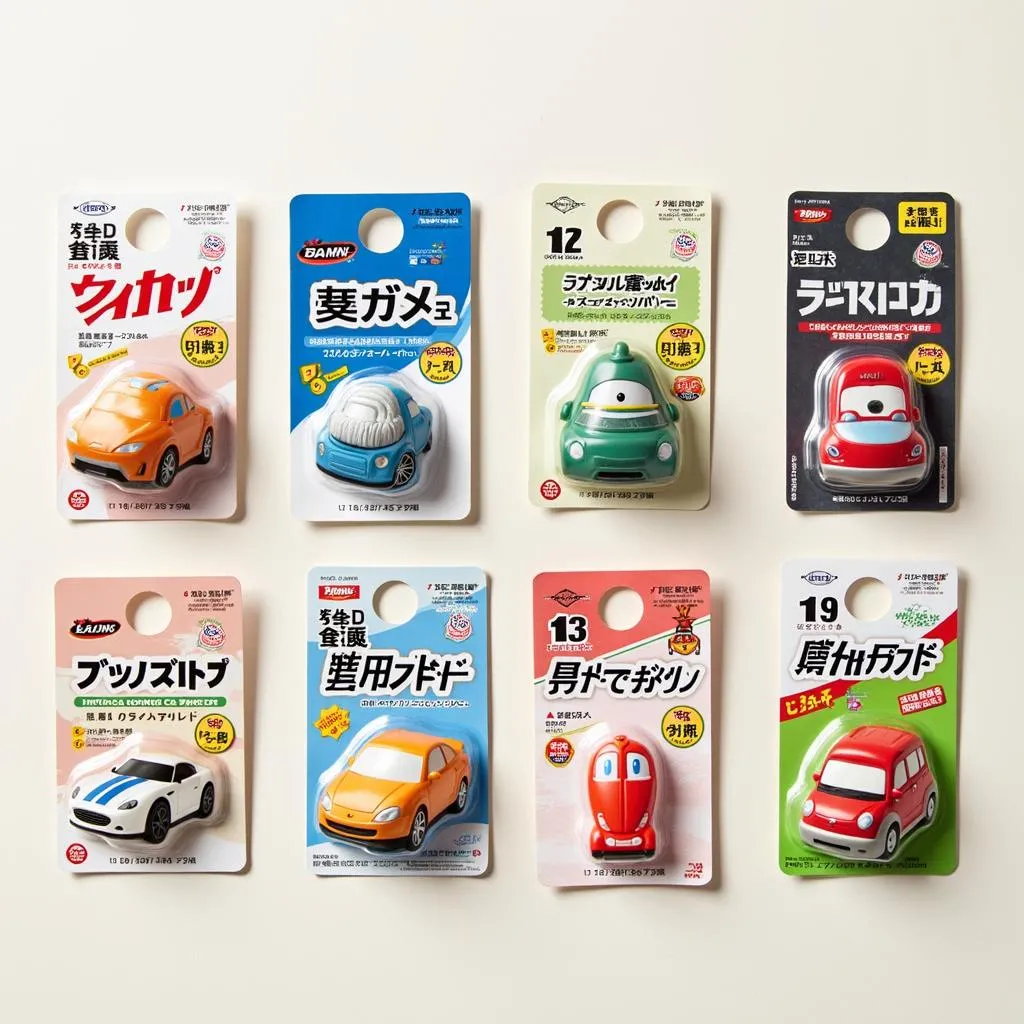 A Variety of Japanese Car Air Fresheners