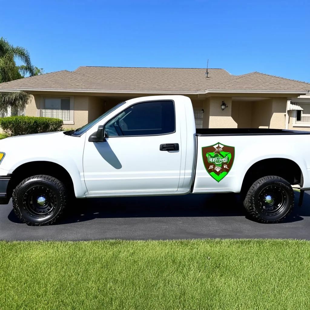 Landscaping Truck Decal