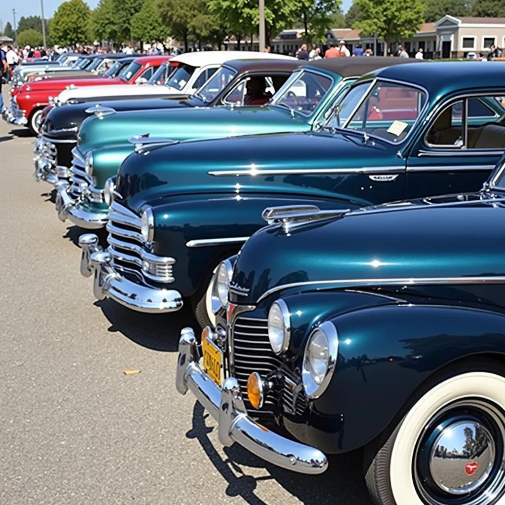 Classic Cars at Lawrence Car Show