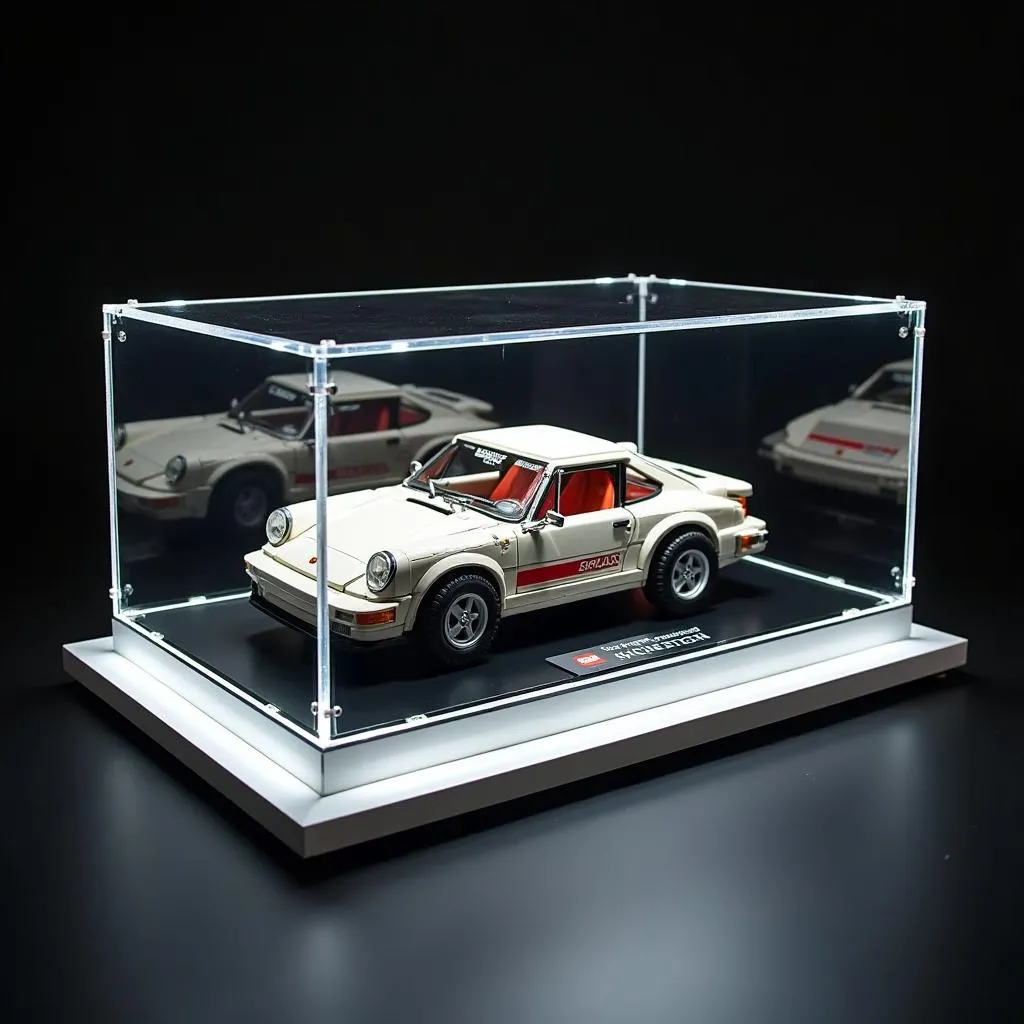 Lego car display case