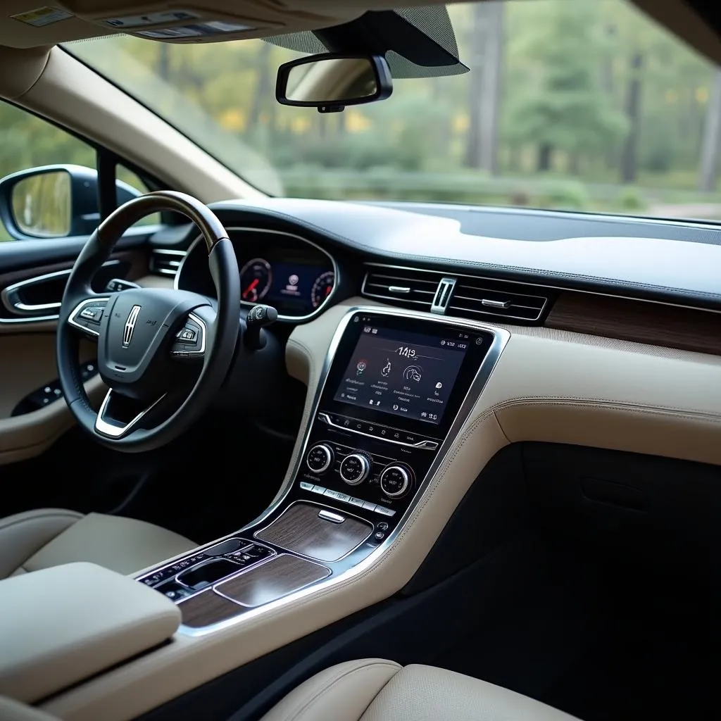 Lincoln Nautilus Interior Dashboard