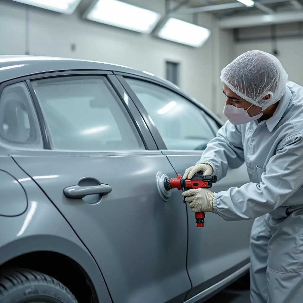 Applying Liquid Car Wrap