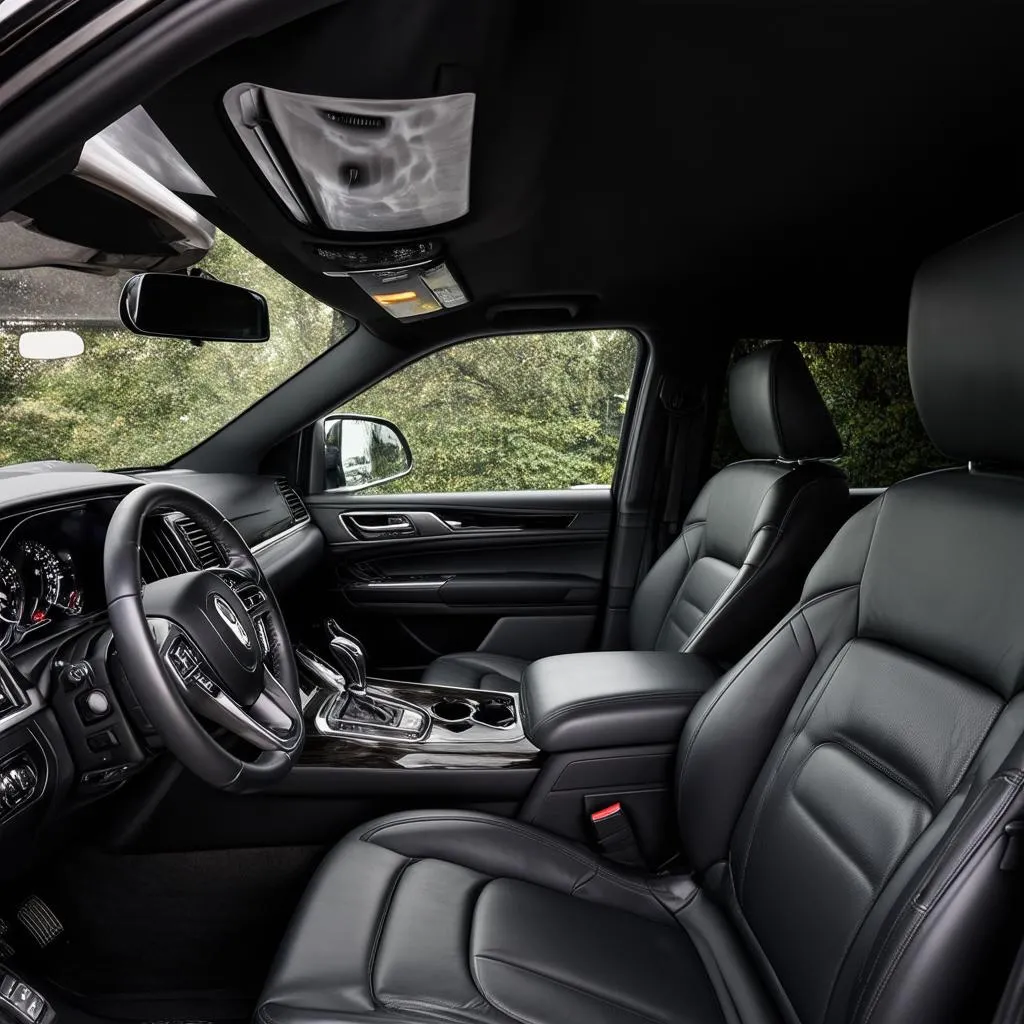 Luxury SUV Interior