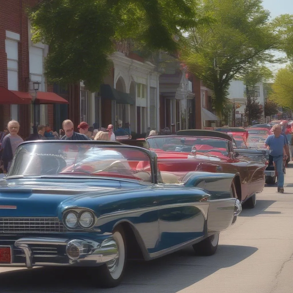 Downtown Madison Indiana Car Show